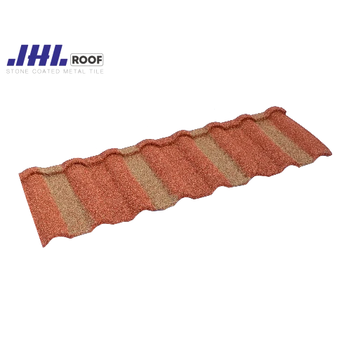0.40mm Stone Metal Roof Tiles For Villa