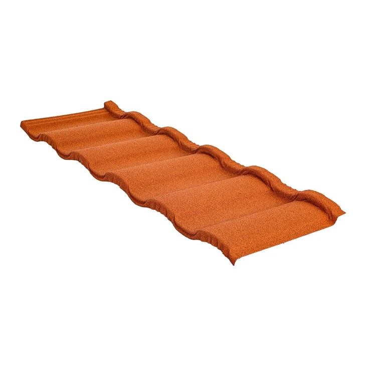 Light Weight Popular Stone Coated Metal Roof Tile For Nigeria Market