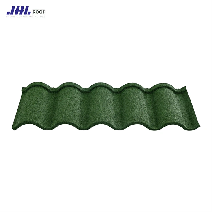 0.4mm Colored Stone Metal Roofing Spanish Tile