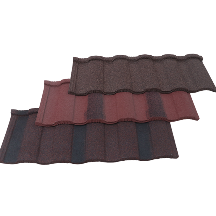 Color Coated Stone Metal Roof Tiles-Roman Tiles